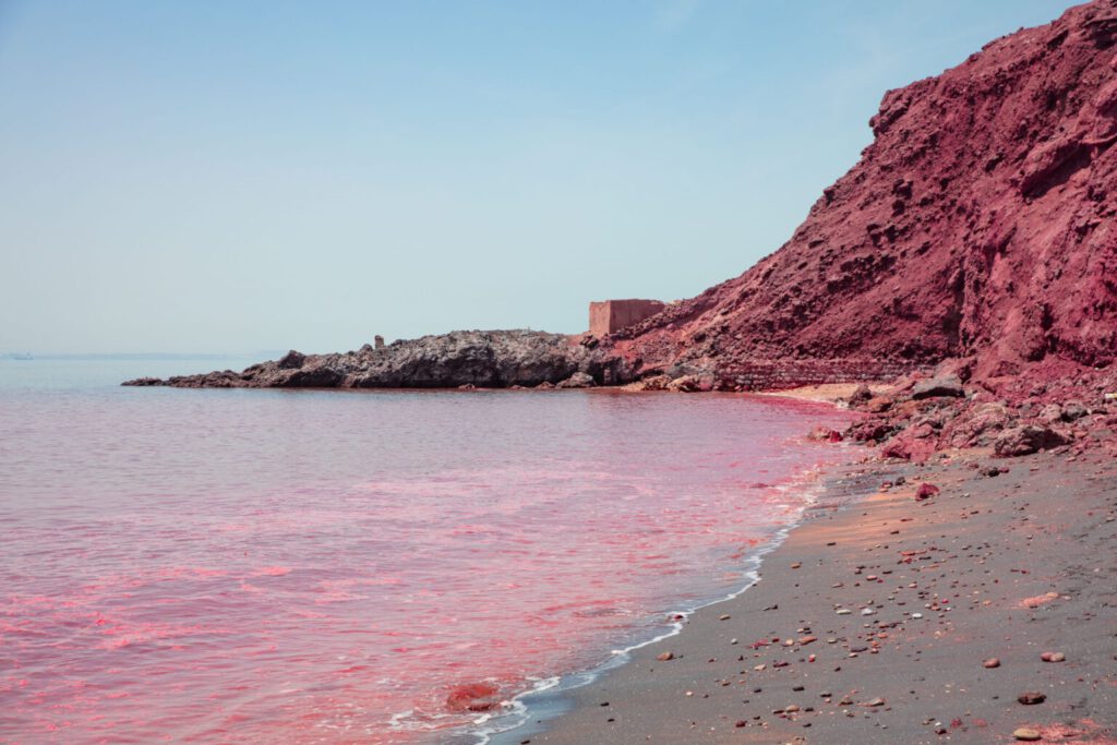 ساحل زیبای جزیره هرمز