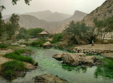 چشمه آبگرم گنو بندرعباس از جاذبه های گردشگری بندرعباس
