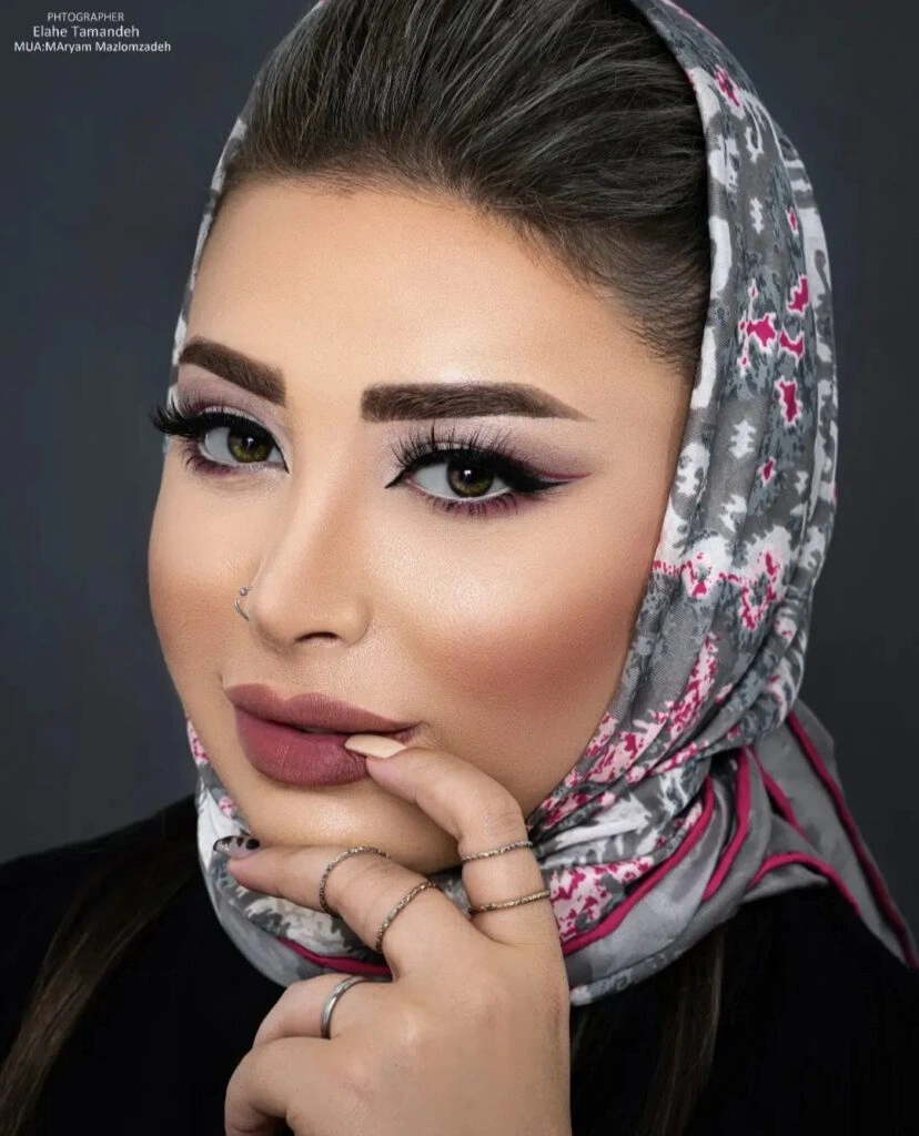 نمونه کار میکاپ آرایشگاه طراوت