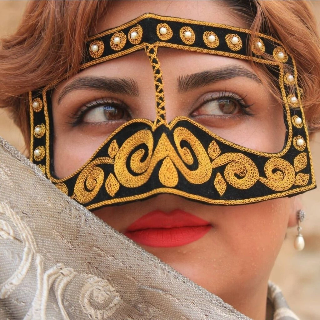 بُرکه (برقع) بندری - نقاب زنان بندری