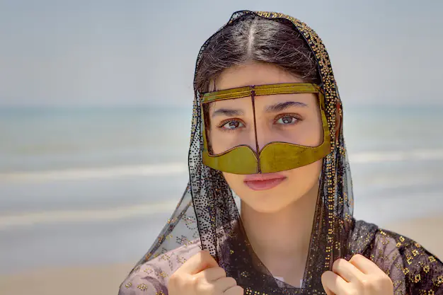 برقع بندری - نقاب زیبای بندری