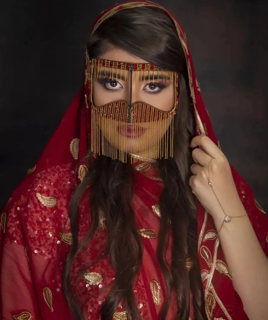 برکه زرشکی از بهترین نقاب جنوبی زنانه